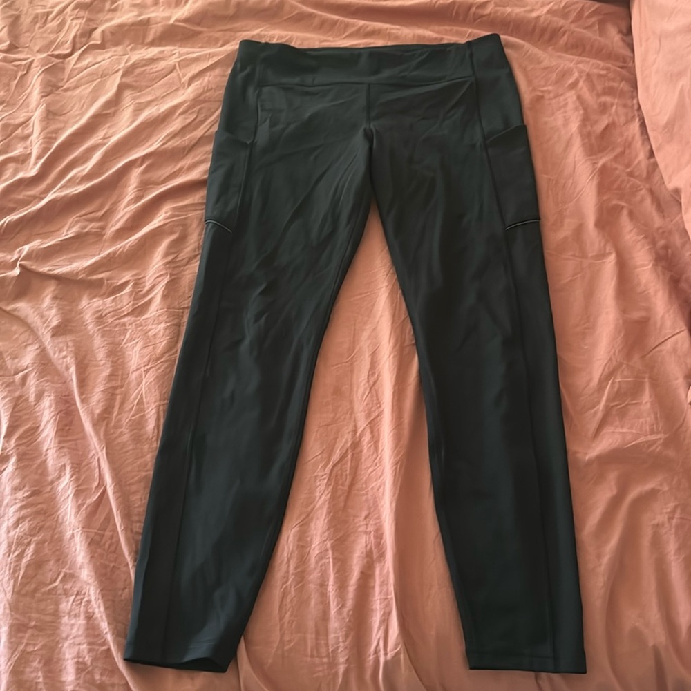 Lululemon running tights with side pockets